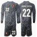 Maillot de foot le Portugal Diogo Costa #22 Gardien Extérieur vêtements enfant Europe 2024 Manches Longues (+ pantalon court)